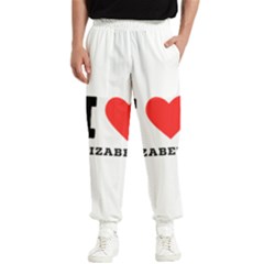 I Love Elizabeth  Men s Elastic Waist Pants by ilovewhateva