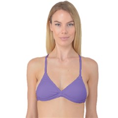 Bougain Villea Purple	 - 	reversible Tri Bikini Top by ColorfulSwimWear