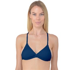 Aegean Blue	 - 	reversible Tri Bikini Top by ColorfulSwimWear