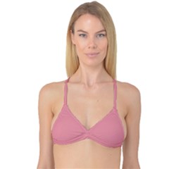 Pink Daisy	 - 	reversible Tri Bikini Top by ColorfulSwimWear