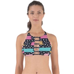 Arts Pattern Design Wallpaper Background Print Perfectly Cut Out Bikini Top by Ravend