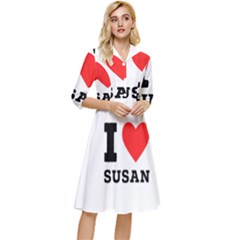 I Love Susan Classy Knee Length Dress by ilovewhateva