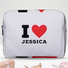 I Love Jessica Make Up Pouch (large) by ilovewhateva