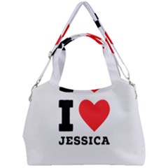 I Love Jessica Double Compartment Shoulder Bag by ilovewhateva