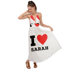 I Love Sarah Backless Maxi Beach Dress by ilovewhateva