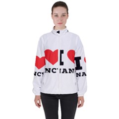 I Love Nancy Women s High Neck Windbreaker by ilovewhateva