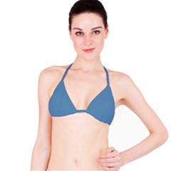 Air Force Blue	 - 	bikini Top by ColorfulSwimWear