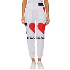 I Love Margaret Cropped Drawstring Pants by ilovewhateva