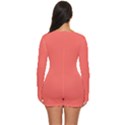 Sun Kissed Coral	 - 	Long Sleeve Boyleg Swimsuit View4