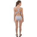 Gainsboro Grey	 - 	Cut-Out Back One Piece Swimsuit View2