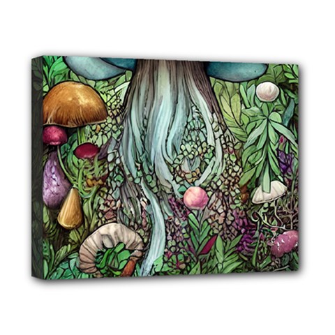 Craft Mushroom Canvas 10  X 8  (stretched) by GardenOfOphir