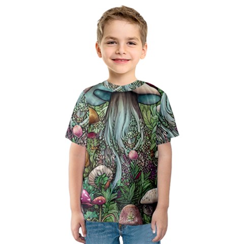 Craft Mushroom Kids  Sport Mesh Tee by GardenOfOphir