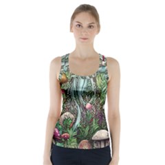 Craft Mushroom Racer Back Sports Top by GardenOfOphir