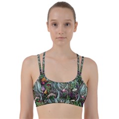 Craft Mushroom Line Them Up Sports Bra by GardenOfOphir