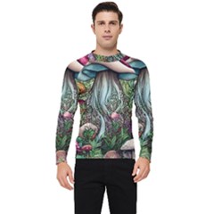 Craft Mushroom Men s Long Sleeve Rash Guard by GardenOfOphir