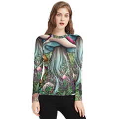 Craft Mushroom Women s Long Sleeve Rash Guard by GardenOfOphir