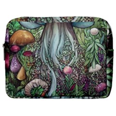 Craft Mushroom Make Up Pouch (large) by GardenOfOphir