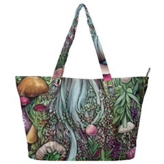 Craft Mushroom Full Print Shoulder Bag by GardenOfOphir