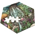 Craft Mushroom Wooden Puzzle Hexagon View3