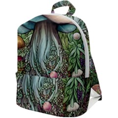 Craft Mushroom Zip Up Backpack by GardenOfOphir