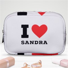 I Love Sandra Make Up Pouch (small) by ilovewhateva