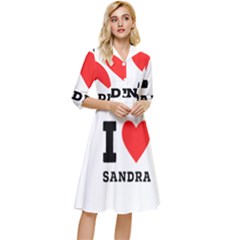 I Love Sandra Classy Knee Length Dress by ilovewhateva