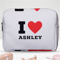 I Love Ashley Make Up Pouch (large) by ilovewhateva