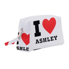 I Love Ashley Wristlet Pouch Bag (medium) by ilovewhateva