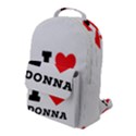 i love donna Flap Pocket Backpack (Large) View1