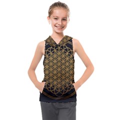 Horizon Sempiternal Bring Abstract Pattern Kids  Sleeveless Hoodie by Jancukart