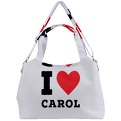 I Love Carol Double Compartment Shoulder Bag by ilovewhateva