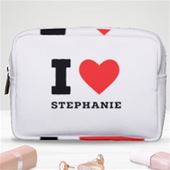 I Love Stephanie Make Up Pouch (medium) by ilovewhateva