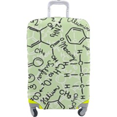 Multicolored Chemical Bond Illustration Chemistry Formula Science Luggage Cover (large) by Jancukart