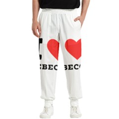 I Love Rebecca Men s Elastic Waist Pants by ilovewhateva