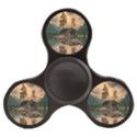 Nature Waters Lake Island Landscape Thunderstorm Finger Spinner View1