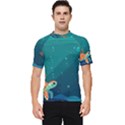 Ai Generated Ocean Sea Fish Aquatic Water Nature 5 Men s Short Sleeve Rash Guard View1