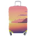 Sunset Ocean Beach Water Tropical Island Vacation 3 Luggage Cover (Medium) View1