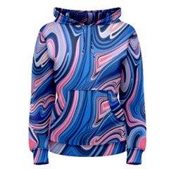 Abstract Liquid Art Pattern Women s Pullover Hoodie by GardenOfOphir