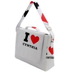 I Love Cynthia Box Up Messenger Bag by ilovewhateva