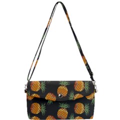 Pineapple Background Pineapple Pattern Removable Strap Clutch Bag by Wegoenart