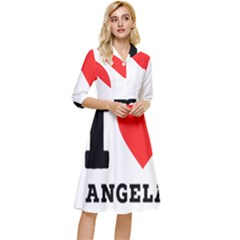 I Love Angela  Classy Knee Length Dress by ilovewhateva