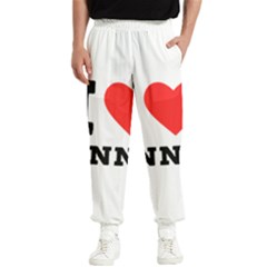 I Love Anna Men s Elastic Waist Pants by ilovewhateva