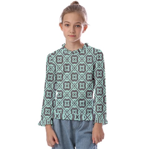 Pattern 11 Kids  Frill Detail Tee by GardenOfOphir