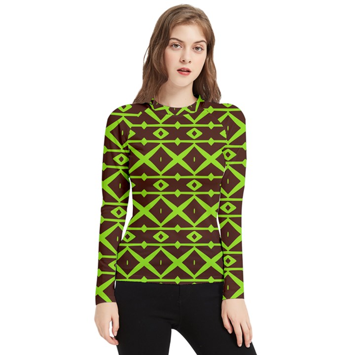 Pattern 17 Women s Long Sleeve Rash Guard