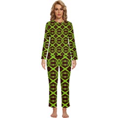 Pattern 17 Womens  Long Sleeve Lightweight Pajamas Set by GardenOfOphir