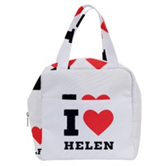 I Love Helen Boxy Hand Bag by ilovewhateva