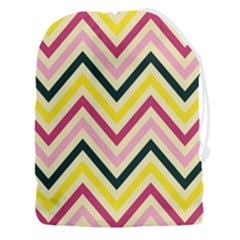 Chevron I Drawstring Pouch (3xl) by GardenOfOphir