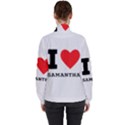 I love samantha Women s High Neck Windbreaker View2