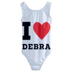 I Love Debra Kids  Cut-out Back One Piece Swimsuit by ilovewhateva