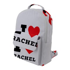 I Love Rachel Flap Pocket Backpack (large) by ilovewhateva